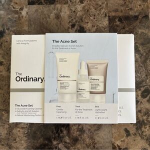 The Ordinary The Acne 3 Piece Set Skincare Beauty Face New in Box